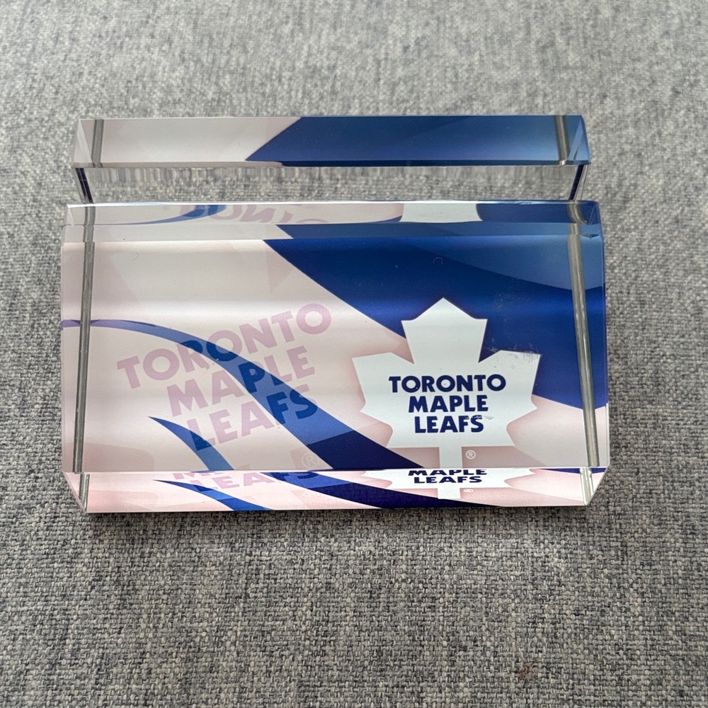 NHL Toronto Maple Leafs Acrylic Desk Card Holder